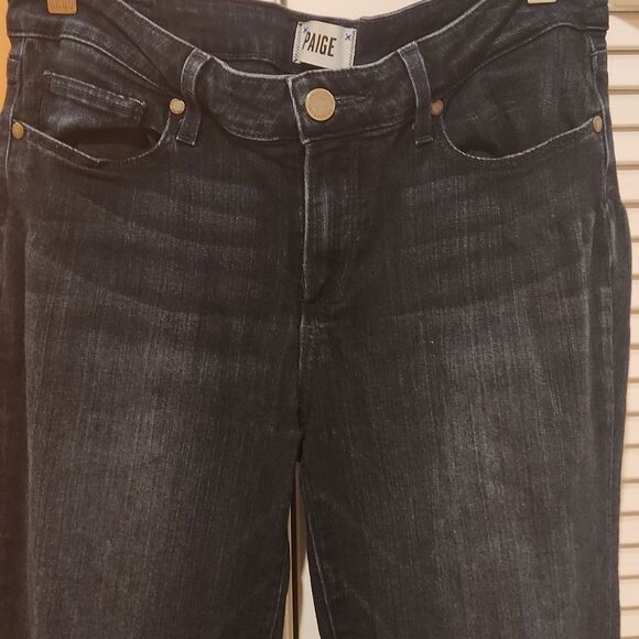 Paige Denim Women's "Verdugo Cropped" Dark Wash Jeans Size 30 US 10 - Picture 3 of 9
